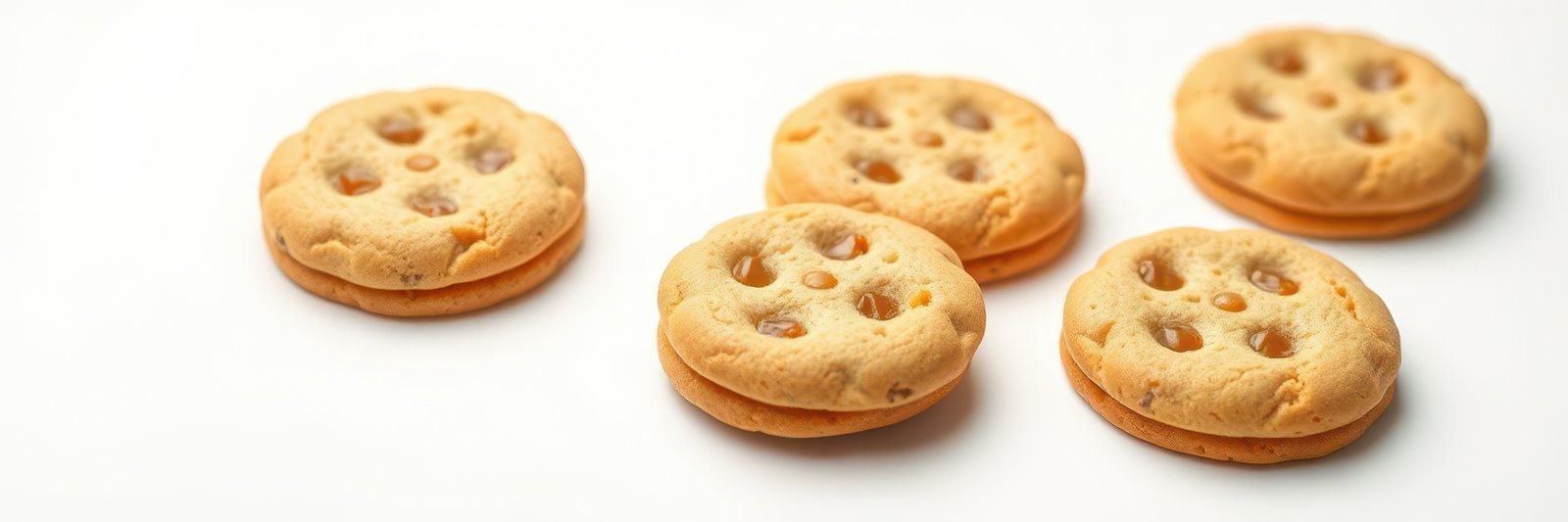 Enjoyment of freshly baked cookies on a simple white surface brings warmth and comfort to any occasion
